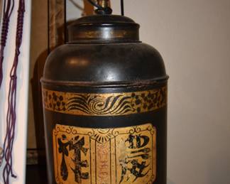 Parsnall & Sons Tea Bin Lamp from England