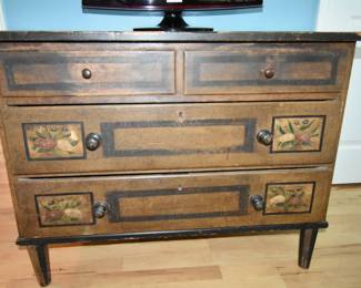 Vintage Folk Art dresser
