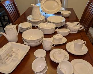 Mikasa English Countryside "White" China Set - 63pcs