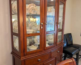 Fruitwood China Cabinet