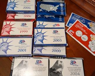 Assorted US Mint Proof Sets
