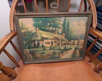 Thatched Cottage by Lyn Robertson 1928