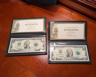 World Reserve Monetary Exchange Uncirculated 2 Dollar Bill