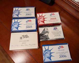 Assorted US Mint Proof Sets