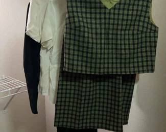 Vintage Black Fitted Dress and More S M