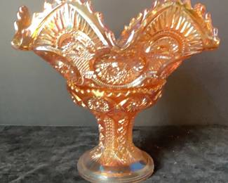 Imperial Glass Co. Marigold Pedestal Fruit Bowl