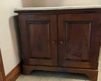 Wood Cabinet with Stone Top