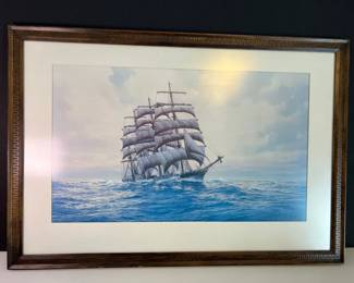 C.G. Evers Clipper Ship Print