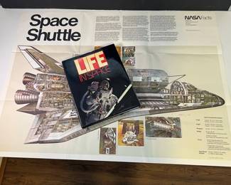 Rare Autographed NF81 NASA Space Shuttle Fact Sheet