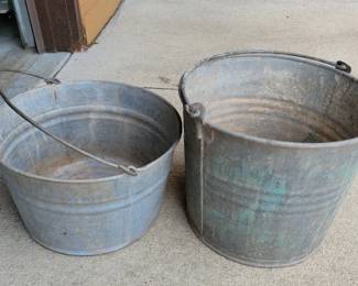 Galvanized Pails