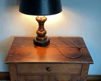Nightstand and Lamp
