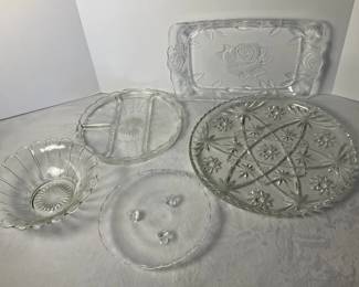 Glass Serving Lot