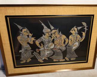 Thai Silk Painting