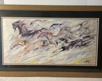 Ted DeGrazia Racing The Wind