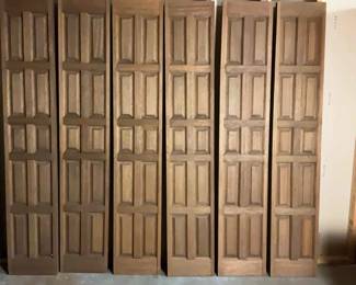 Six Mahogany Wood Doors