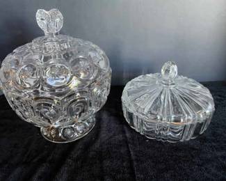 Vintage Glass Candy Dishes
