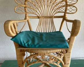 Wicker Peacock Chair