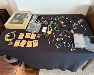 Jewelry - gold hoops, silver jewelry and many other pieces