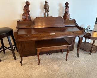 Baldwin piano and bench