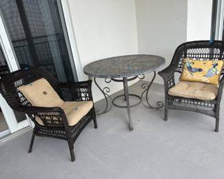 Pier 1 Mosaic Tile Outdoor Table & Chairs