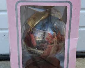 1997 Hoilday Barbie 4 Decoupage Ornament