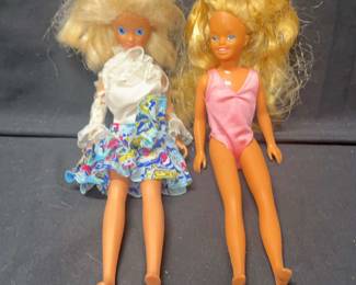 1980s Mattel Dolls Barbie Malibu Skipper