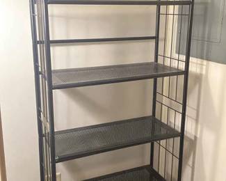 Black Metal Shelving