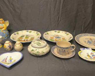 Colorful Dishes of Various Origins
