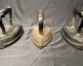Three antique Irons