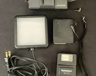 Camera And Accessories Lot