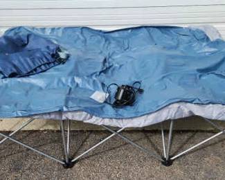 Foldable Instant Bed Frame With Air Mattress