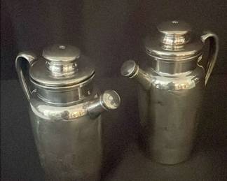 Pair Of Vintage Cocktail Shakers