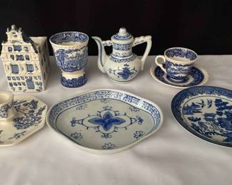 Blue And White Ceramic Decor