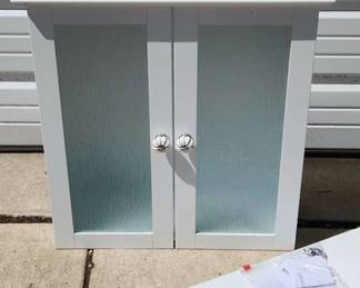 White Floating Cabinet