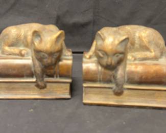 Cats On Books Bookends
