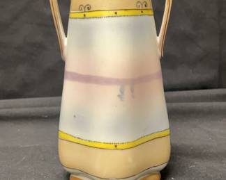 Nippon Handpainted Pitcher Or Vase