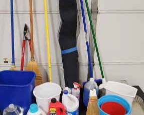Household Cleaning Supplies And Tools