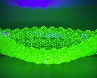 Vaseline Glass Dish