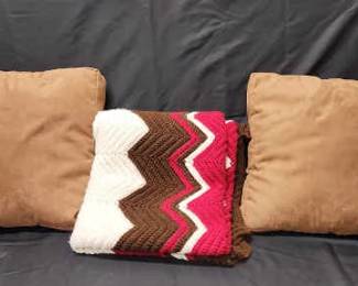 Pillows and a Throw