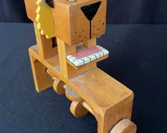 Wooden Mechanical Lion