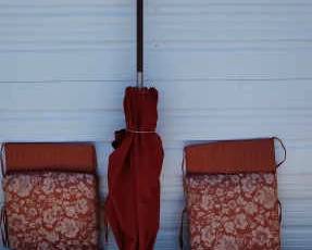 Padio Umbrella and Chair Cushions