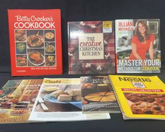 Cookbooks of Various Ages Bindings