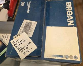 #252	Broan Bathroom Ventilation Fan Model 683 NIB	 $40.00 
