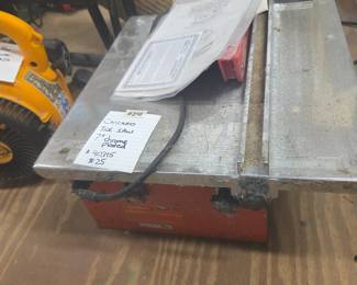 #241	Chicago Tile Saw 7" Chrome Plated #40315	 $25.00 
