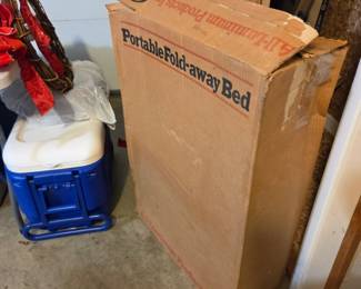 #200	Portable Fold-away Bed 	 $20.00 
