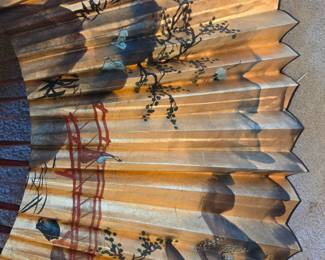 #124	Large Asian Style Decorative Fan 36Tx48W	 $30.00 
