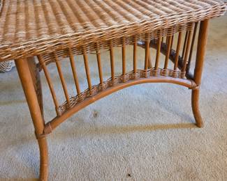 #122	Wicker Coffee Table (as is) - 29x20x22	 $30.00 
