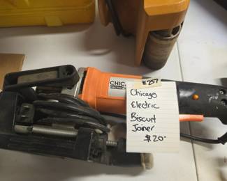 #257	Chicago Electric Biscuit Joiner	 $20.00 
