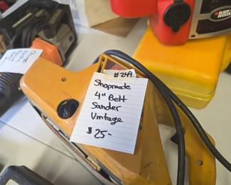 #249	Shopmate 4" Sander Vintage	 $25.00 
