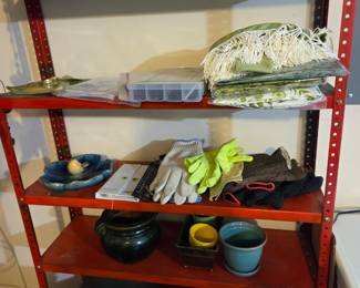 #193	Red Metal 5 Shelf Garage Shelf - 36x1'x 75	 $65.00 
